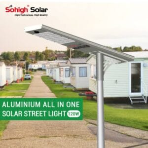 120W All In One Solar Street Light