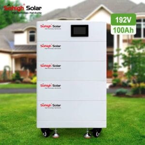 192V 100AH Stacked Energy Storage Lithium Ion Batteries