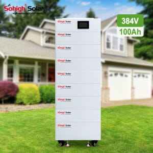 384V 100AH Stacked Energy Storage Lithium Ion Batteries Main