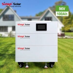 96V 100AH Stacked Energy Storage Lithium Ion Battery