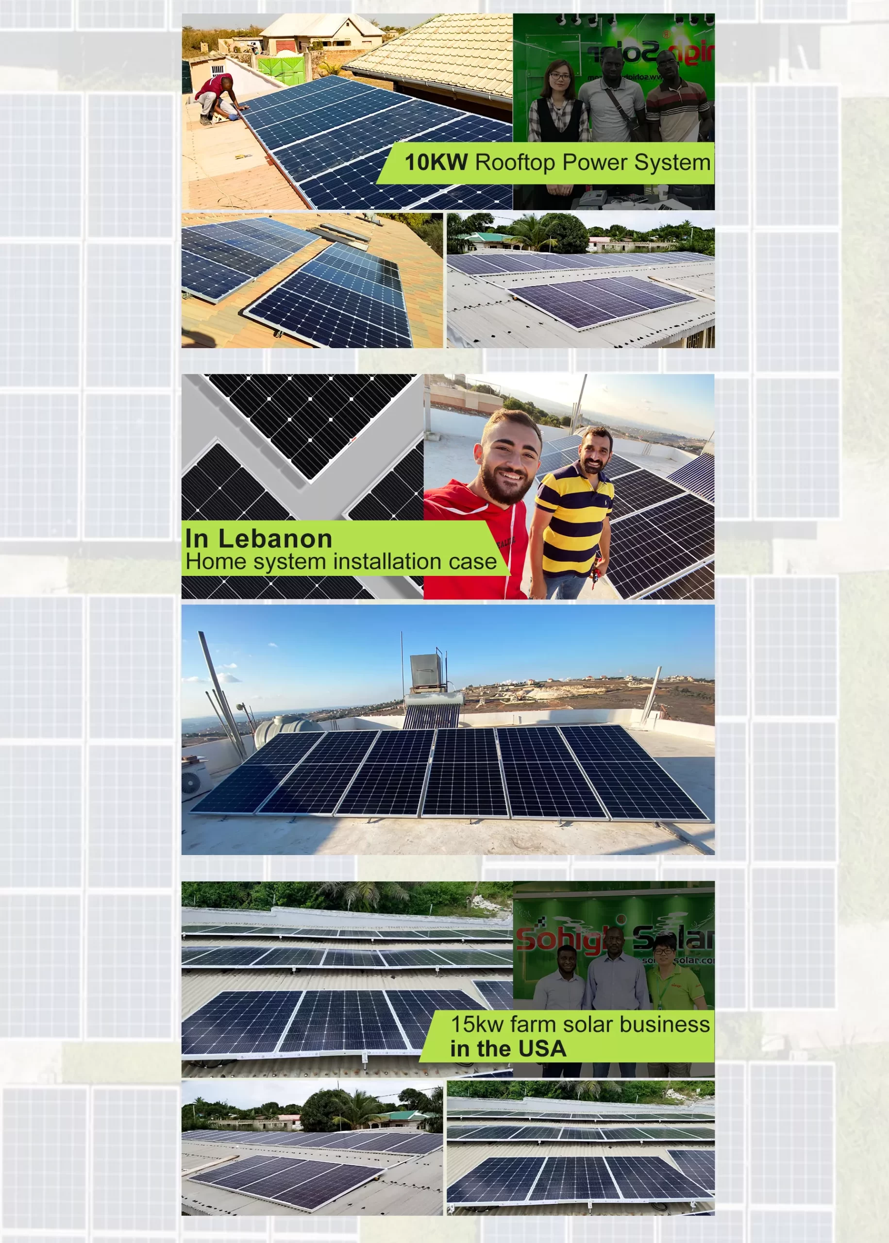 Home system installation case In Lebanon