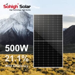 Half Cut Solar Mono Panel 500W