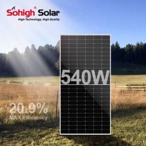 Half Cut Solar Mono Panel 540W