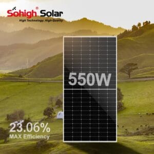 Half Cut Solar Mono Panel 550W