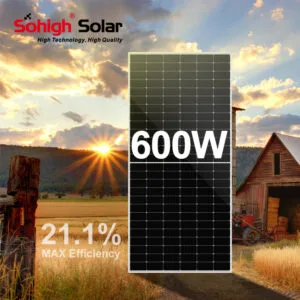 Half Cut Solar Mono Panel 600W Main