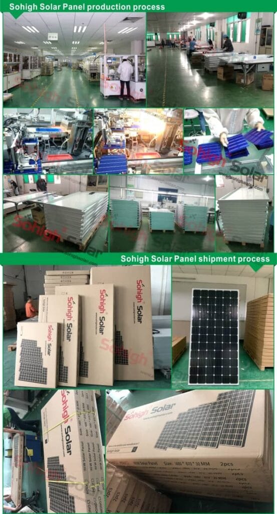 Solar Mono Panel Productionline and shipment